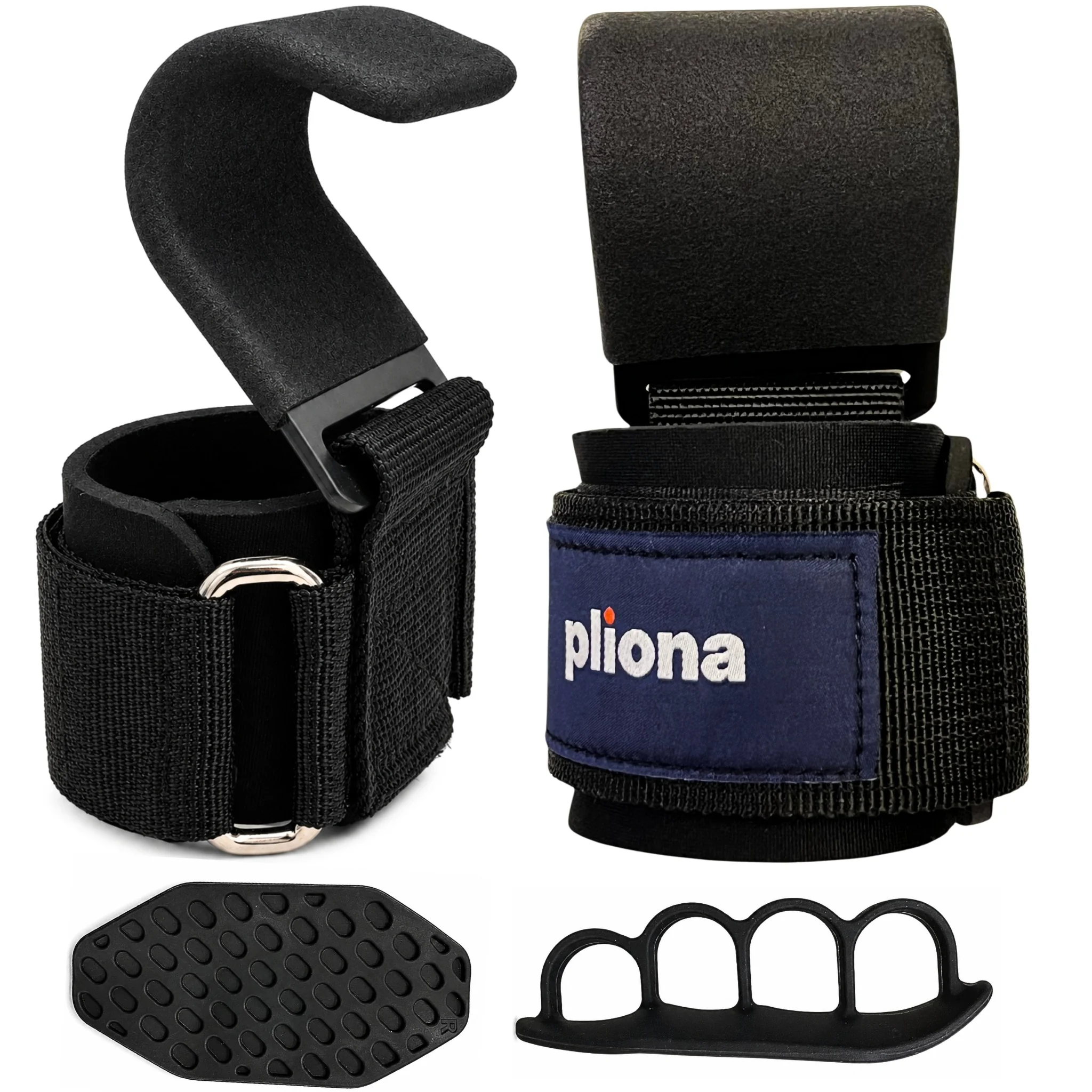 PLIONA Pull Day Kit with two padded lifting hooks and two grip pads